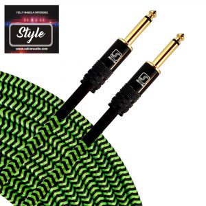 vintage braided instrument cable
