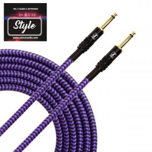 purple vintage instrument cable