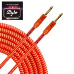 INSTRUMENT RED/ORANGE CABLE