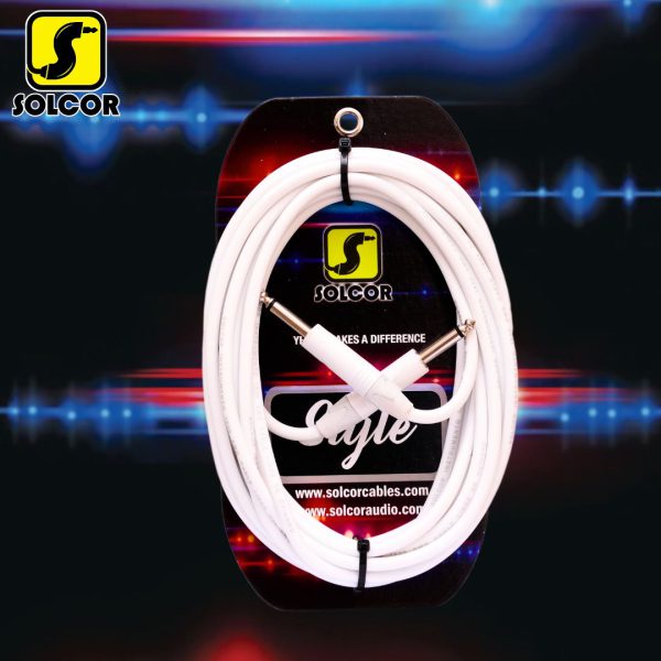 Cable para instrumento blanco línea style 61YB6B