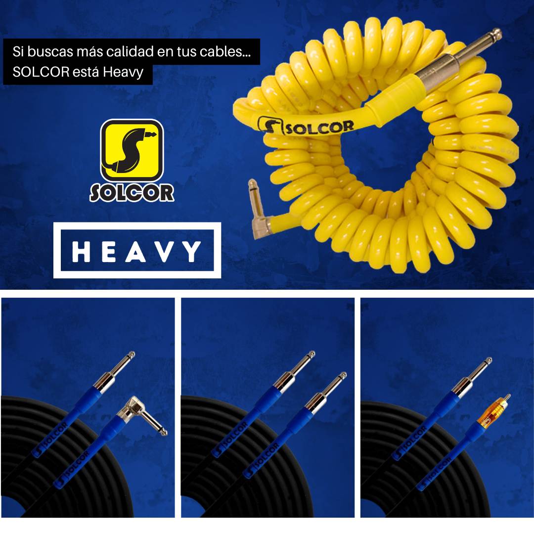 Línea Heavy, cables para instrumentos musicales